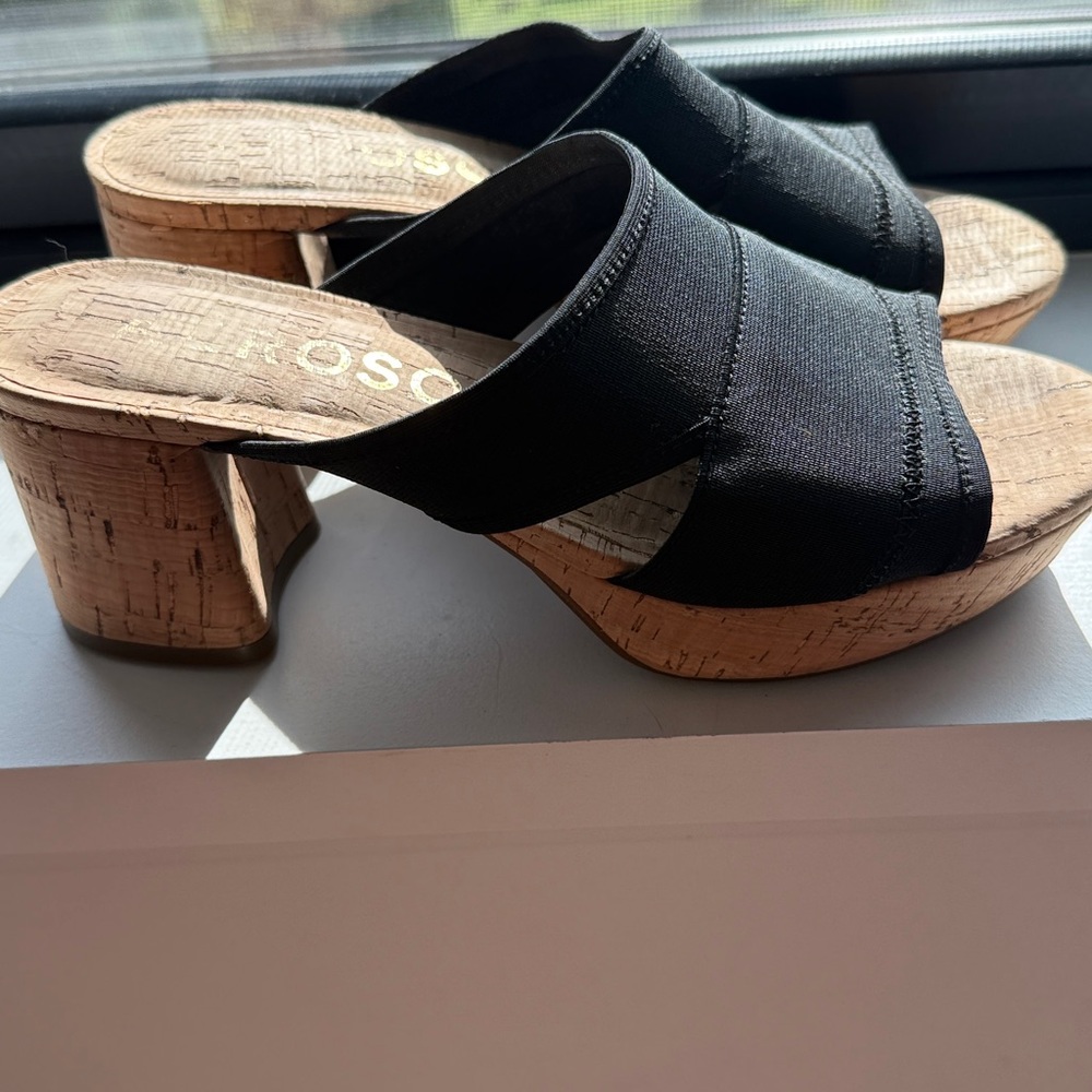 Black Women's Sandals worn once